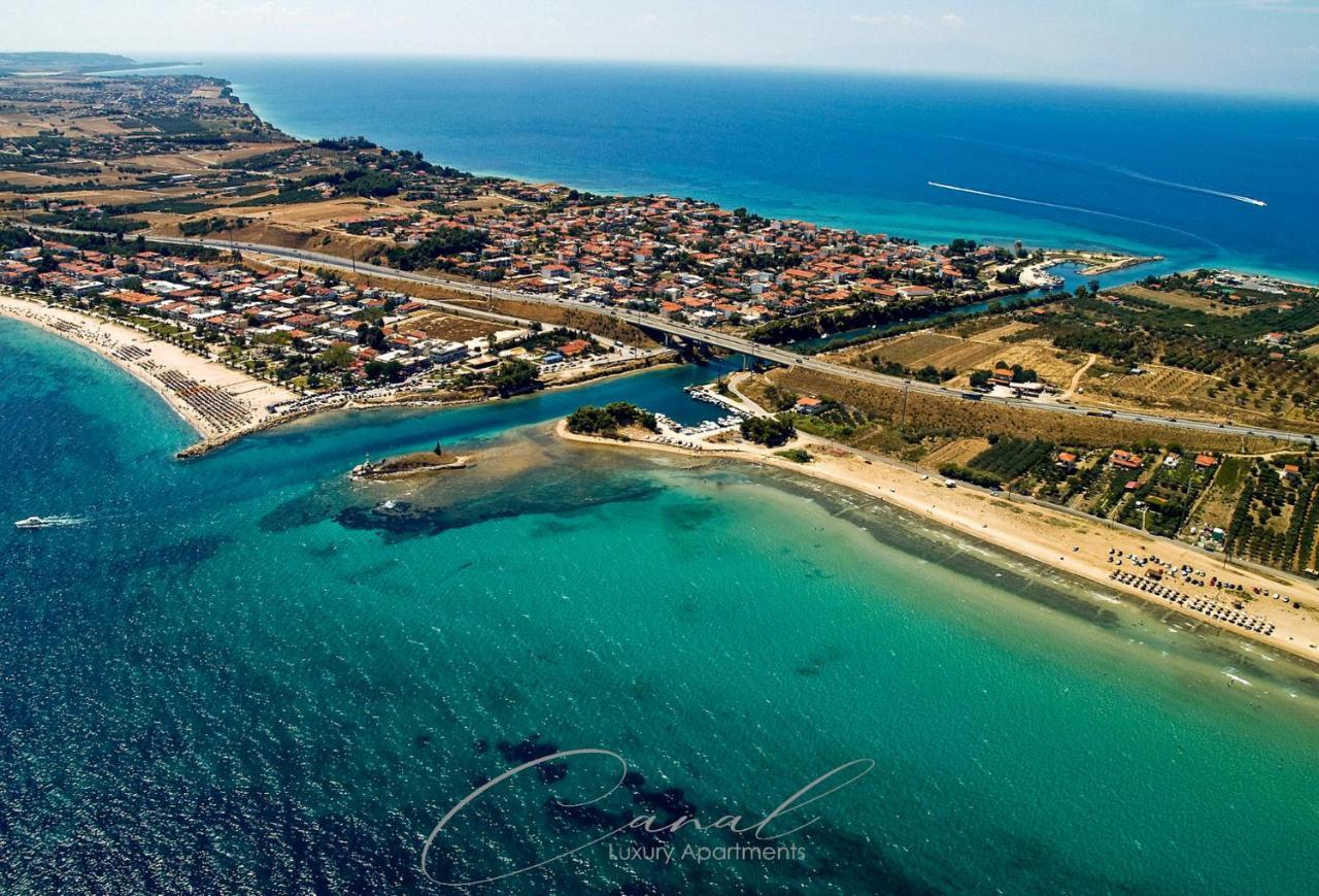 Canal Luxury Apartments Nea Poteidaia Dış mekan fotoğraf